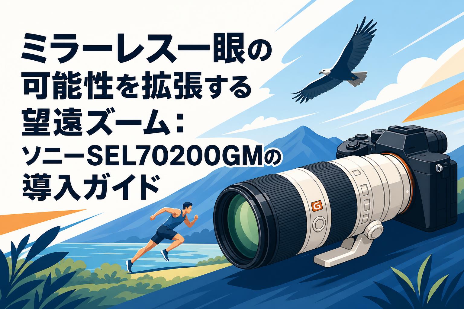 ミラーレス一眼の可能性を拡張する望遠ズーム：ソニーSEL70200GMの導入ガイド