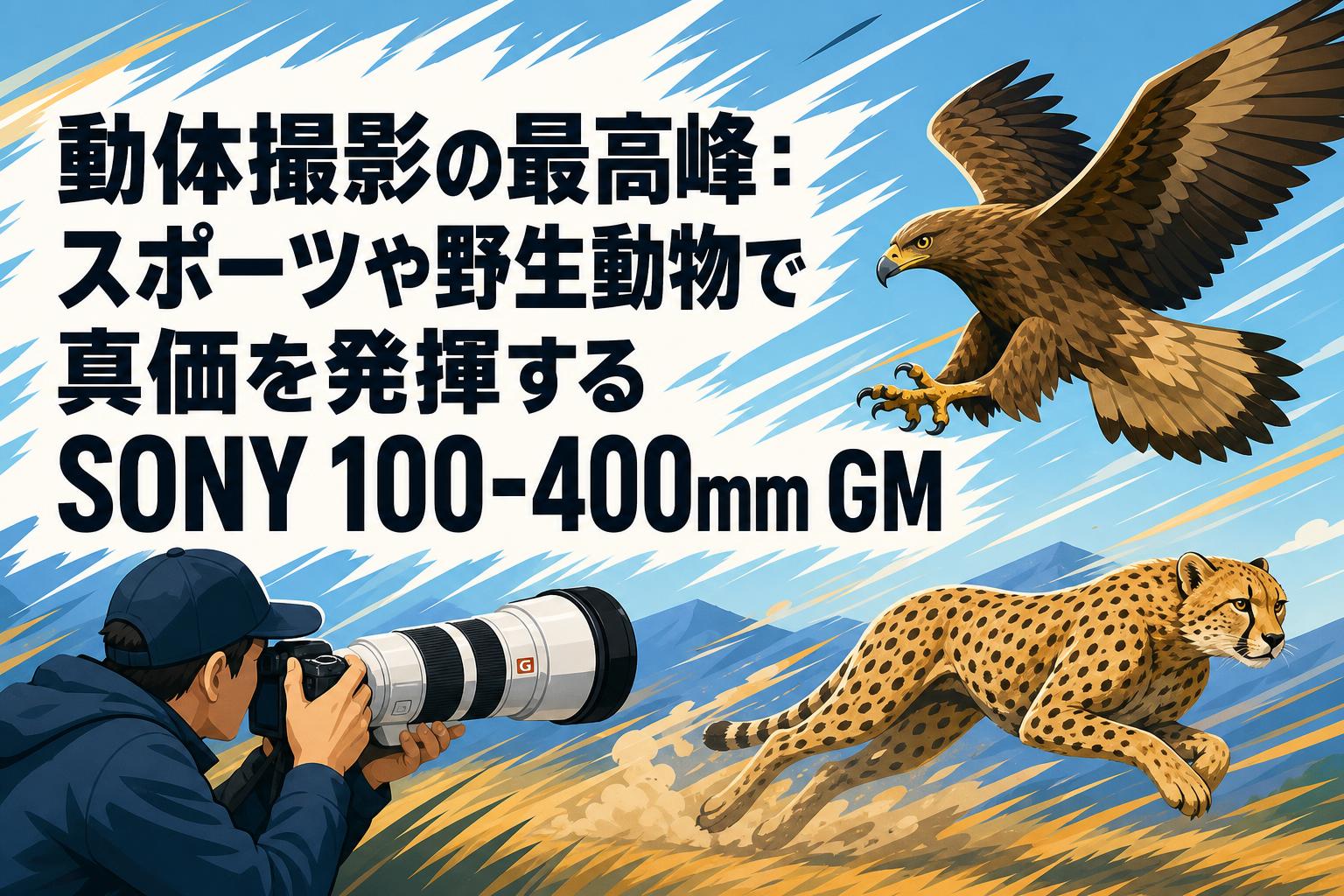 動体撮影の最高峰：スポーツや野生動物で真価を発揮するSONY 100-400mm GM