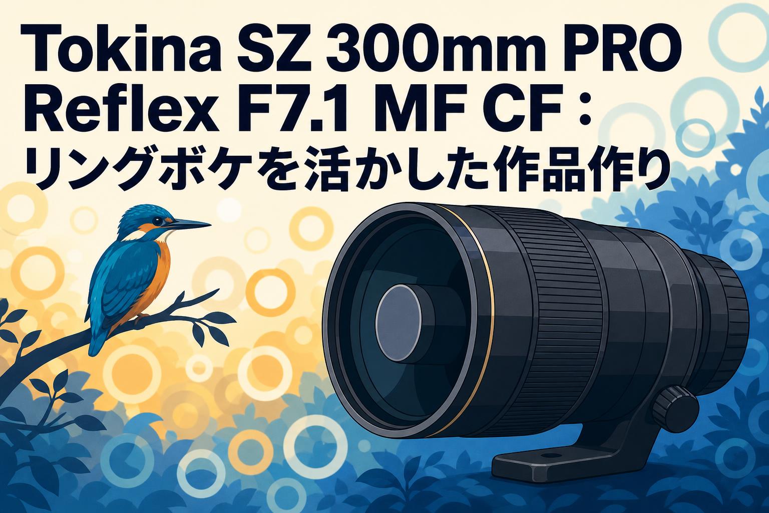 Tokina SZ 300mm PRO Reflex F7.1 MF CF：リングボケを活かした作品作り