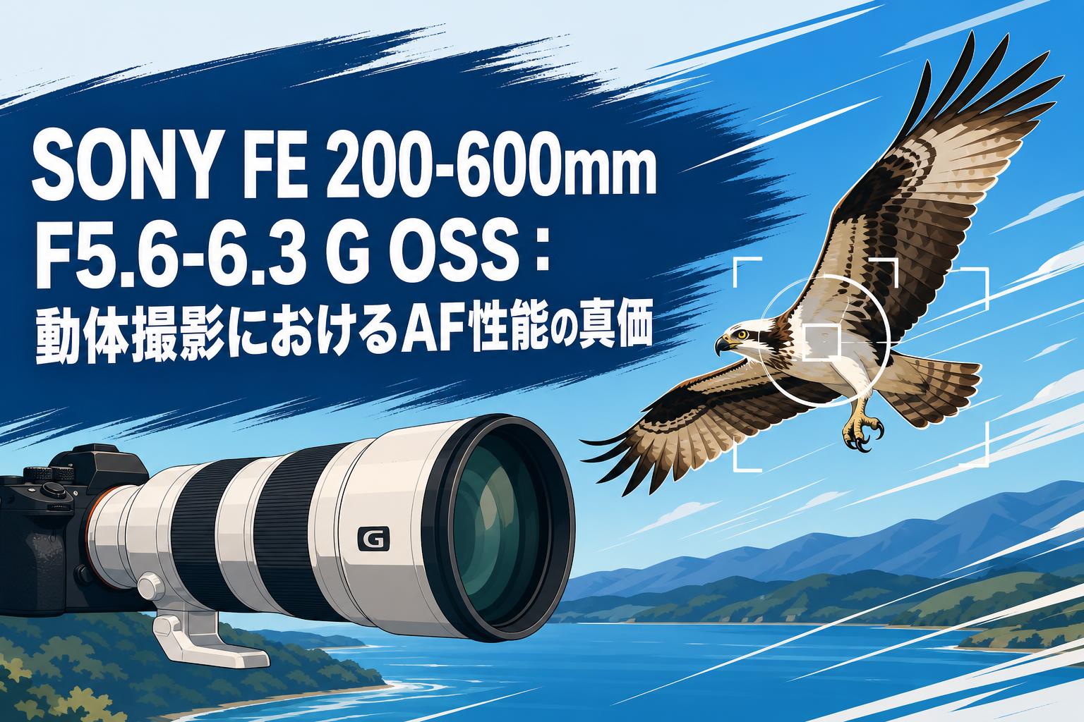 SONY FE 200-600mm F5.6-6.3 G OSS：動体撮影におけるAF性能の真価