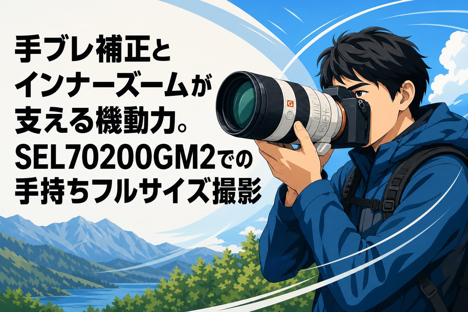 手ブレ補正とインナーズームが支える機動力。SEL70200GM2での手持ちフルサイズ撮影