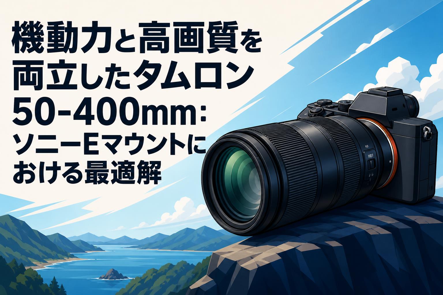 機動力と高画質を両立したタムロン50-400mm：ソニーEマウントにおける最適解