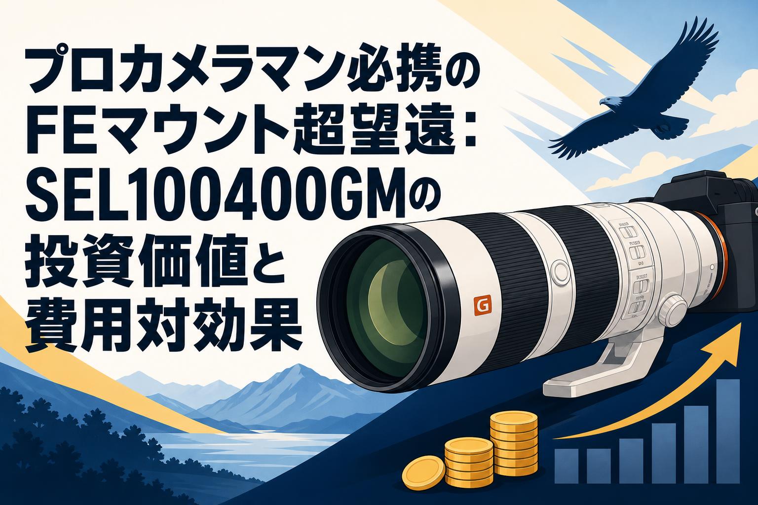 プロカメラマン必携のFEマウント超望遠：SEL100400GMの投資価値と費用対効果