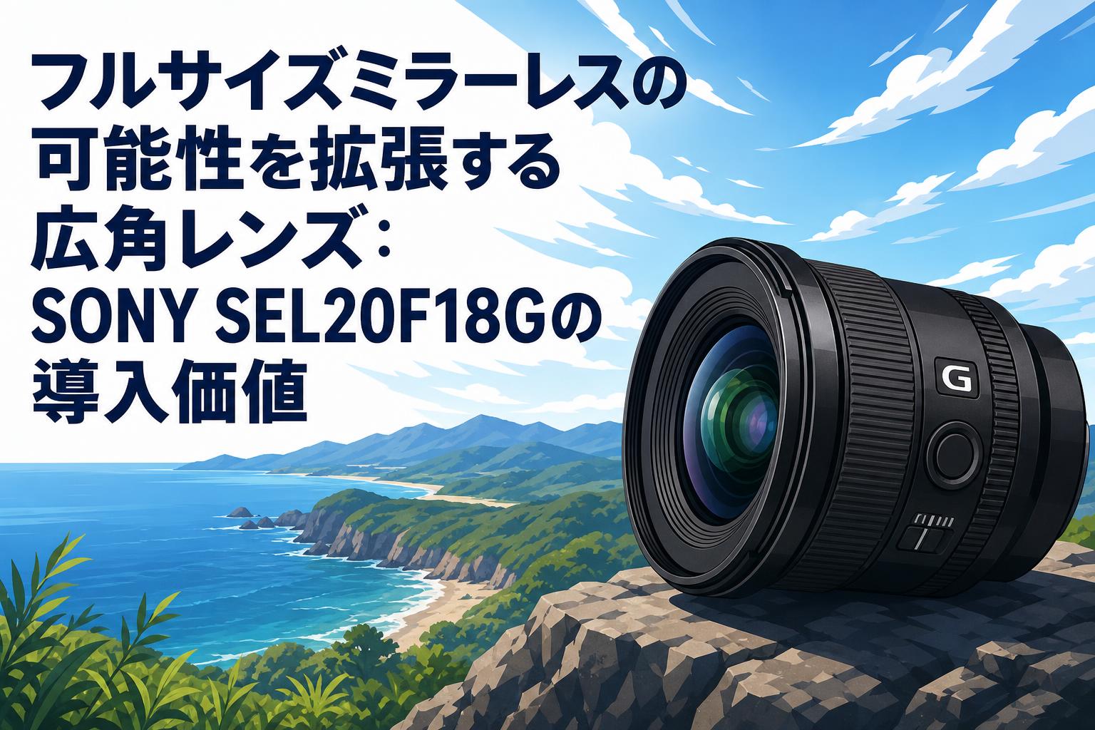 フルサイズミラーレスの可能性を拡張する広角レンズ：SONY SEL20F18Gの導入価値