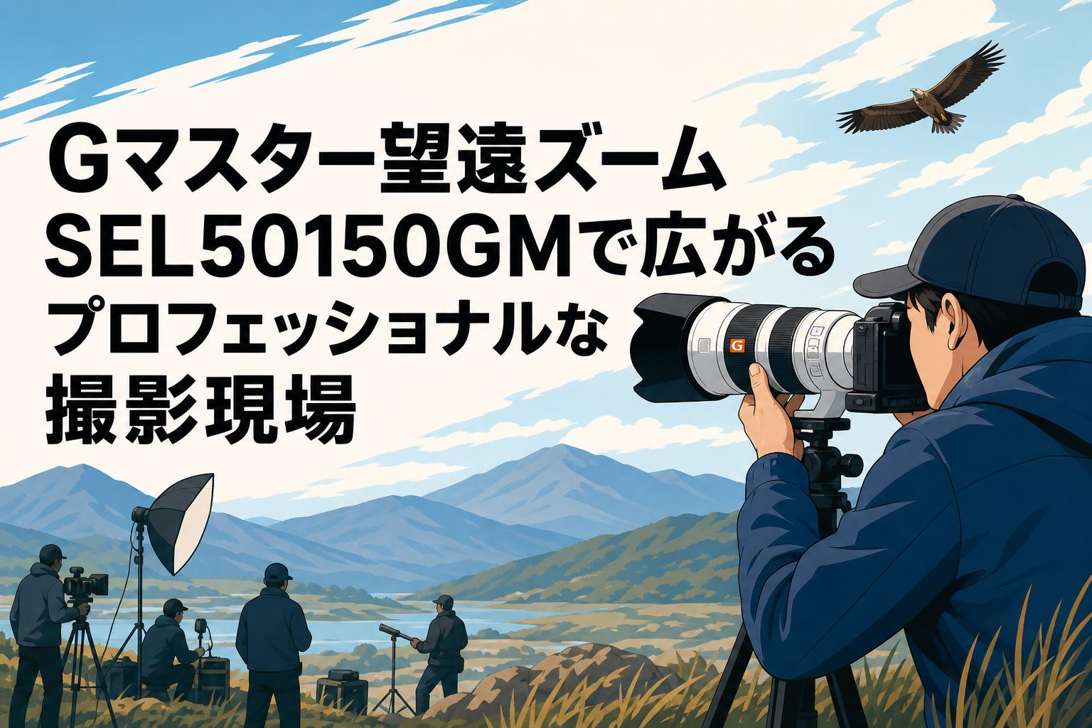Gマスター望遠ズームSEL50150GMで広がるプロフェッショナルな撮影現場