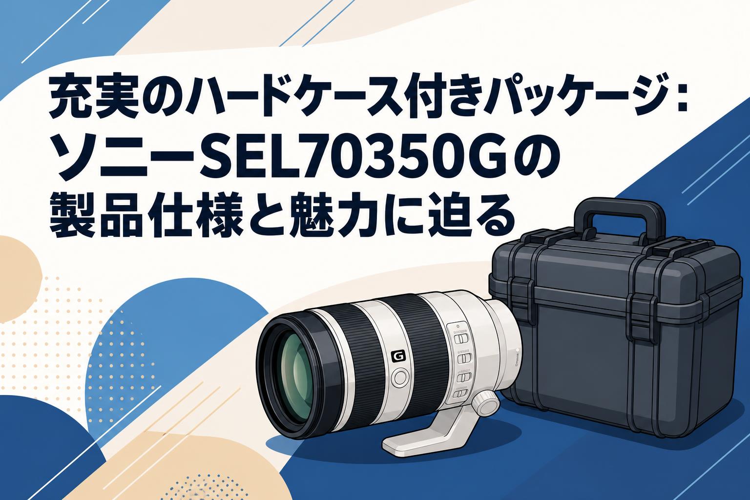 充実のハードケース付きパッケージ：ソニーSEL70350Gの製品仕様と魅力に迫る