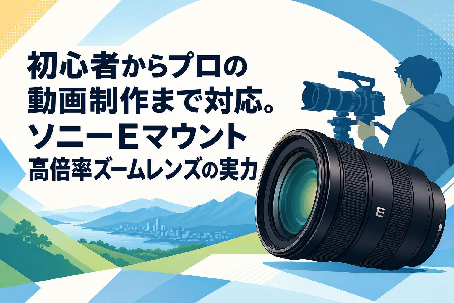 初心者からプロの動画制作まで対応。ソニーEマウント高倍率ズームレンズの実力