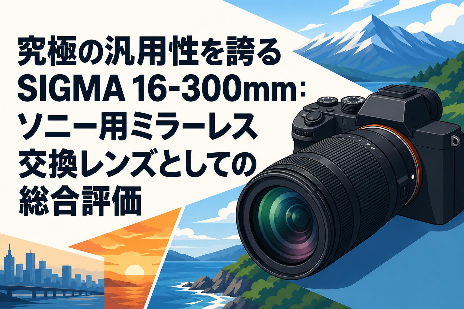 究極の汎用性を誇るSIGMA 16-300mm：ソニー用ミラーレス交換レンズとしての総合評価