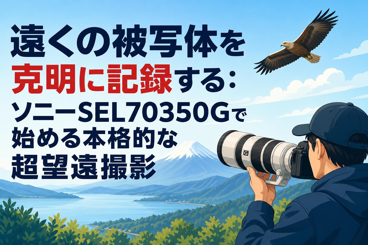 遠くの被写体を克明に記録する：ソニーSEL70350Gで始める本格的な超望遠撮影