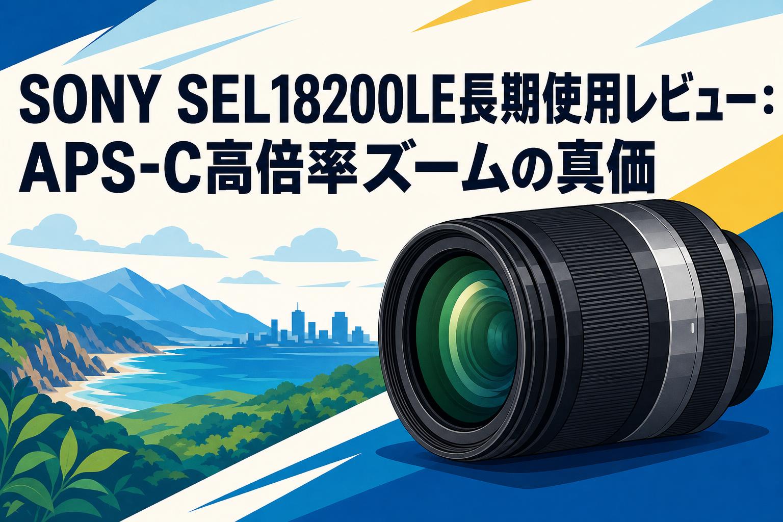 SONY SEL18200LE長期使用レビュー：APS-C高倍率ズームの真価