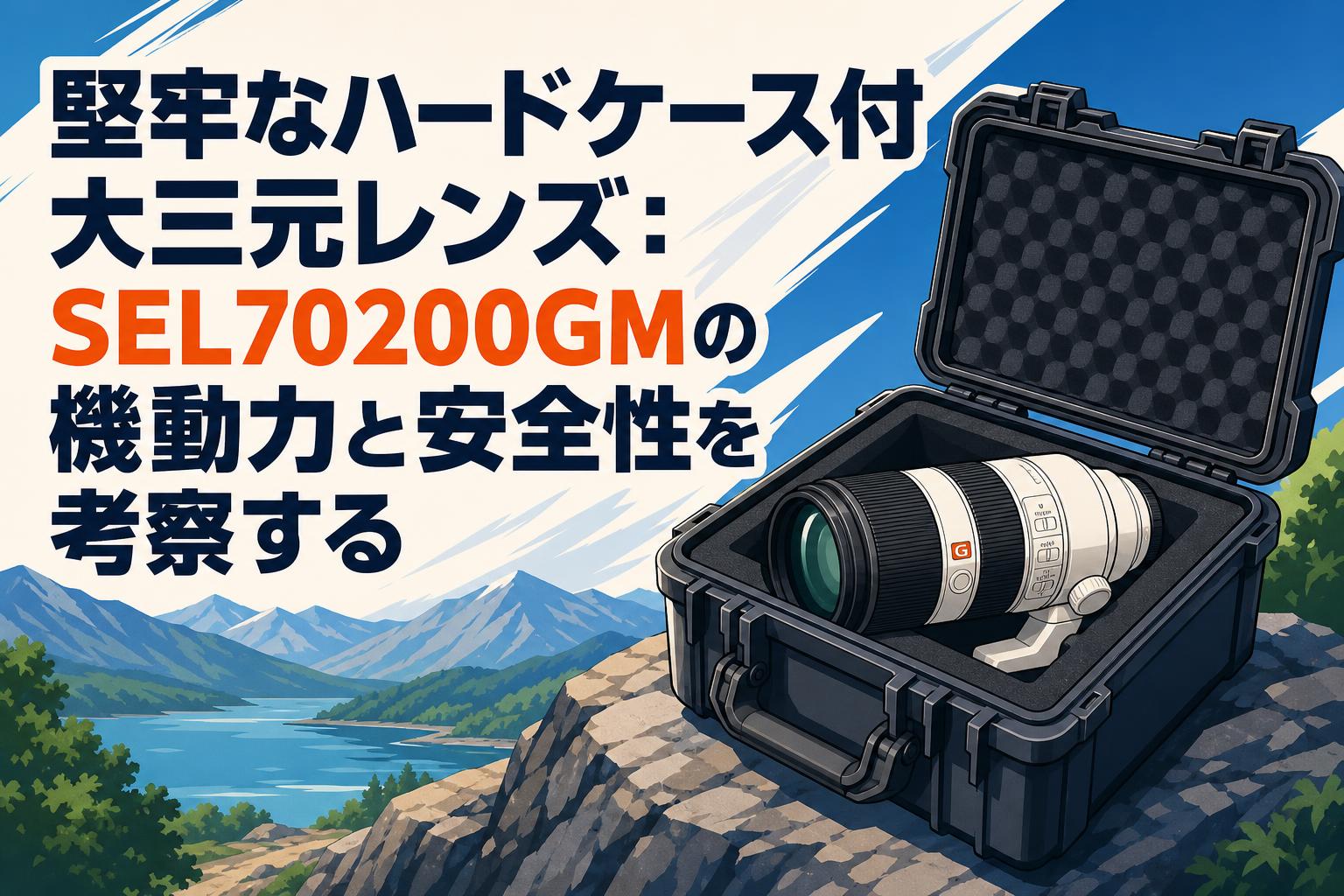 堅牢なハードケース付大三元レンズ：SEL70200GMの機動力と安全性を考察する