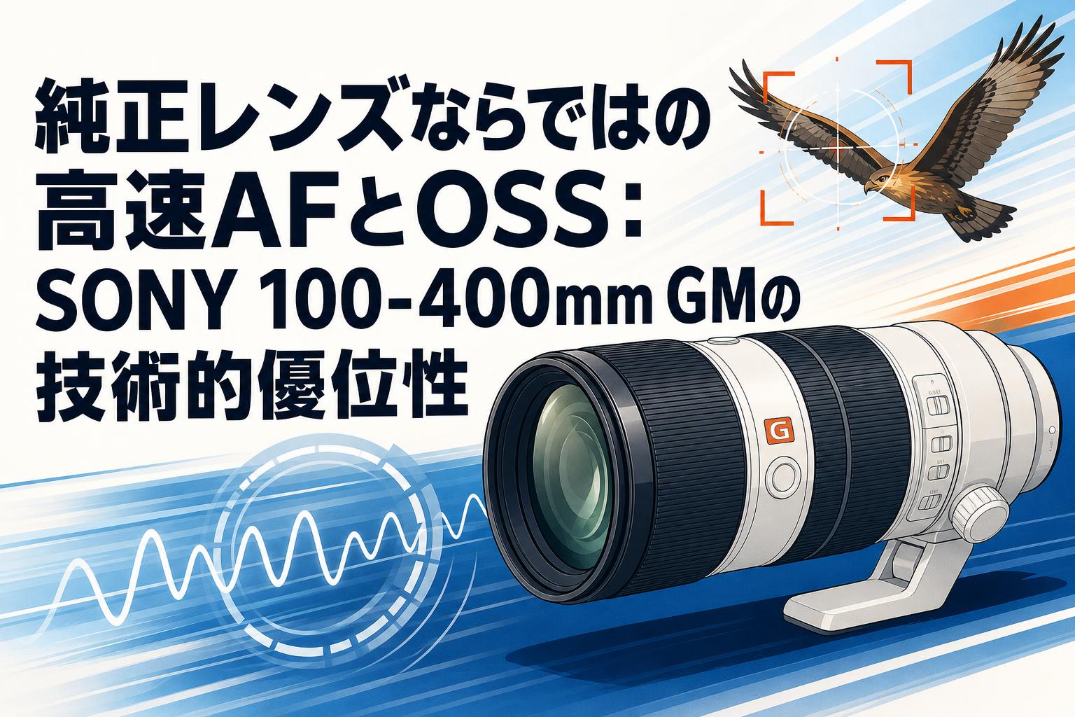 純正レンズならではの高速AFとOSS：SONY 100-400mm GMの技術的優位性
