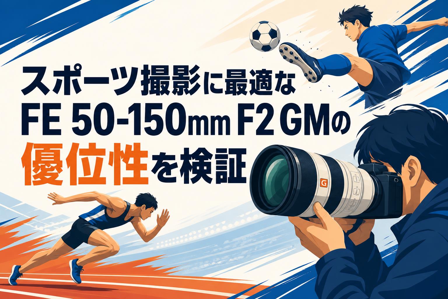 スポーツ撮影に最適なFE 50-150mm F2 GMの優位性を検証