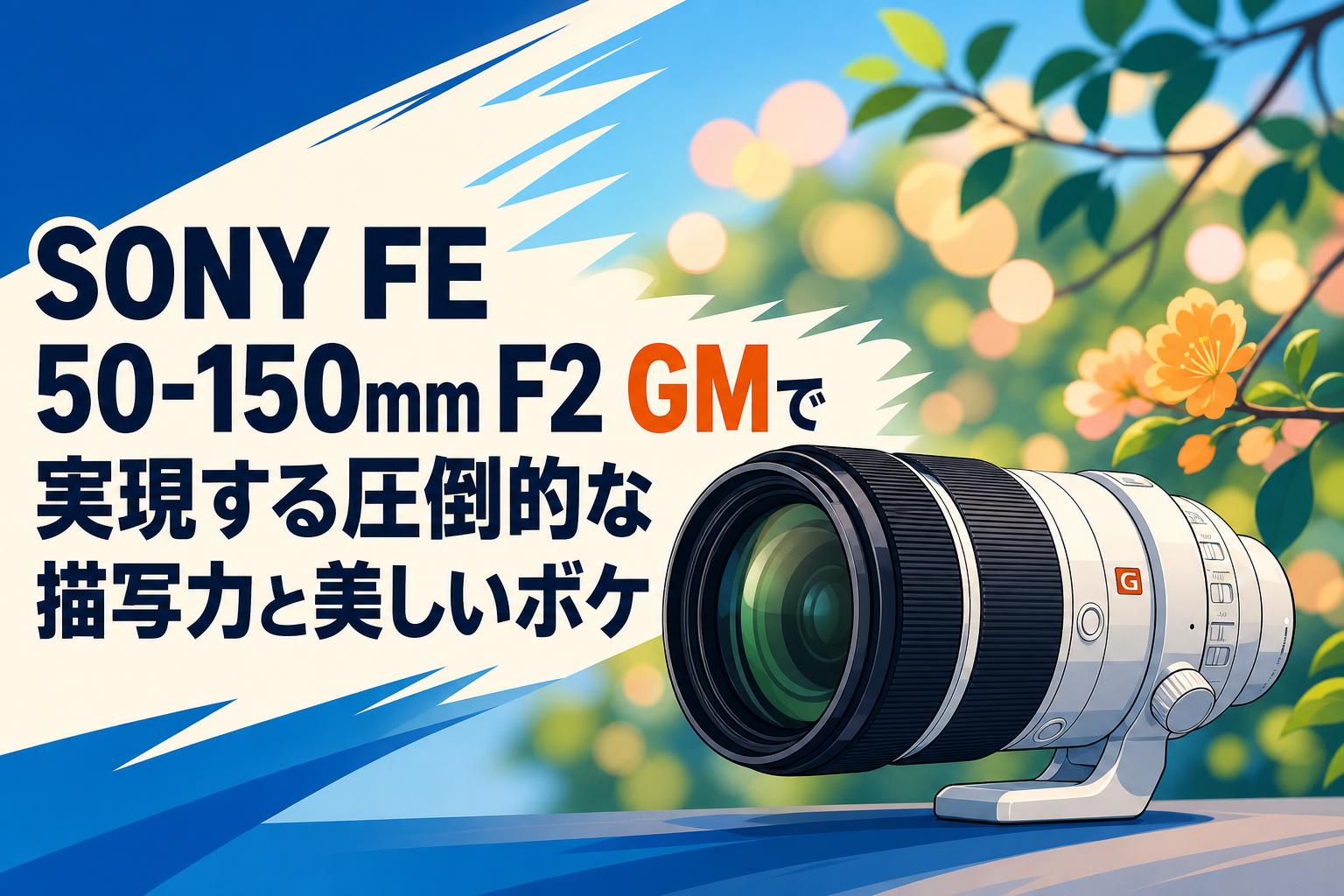 SONY FE 50-150mm F2 GMで実現する圧倒的な描写力と美しいボケ