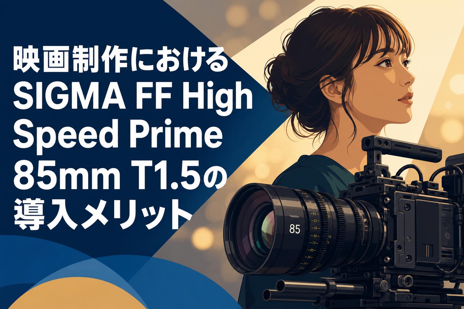 映画制作におけるSIGMA FF High Speed Prime 85mm T1.5の導入メリット