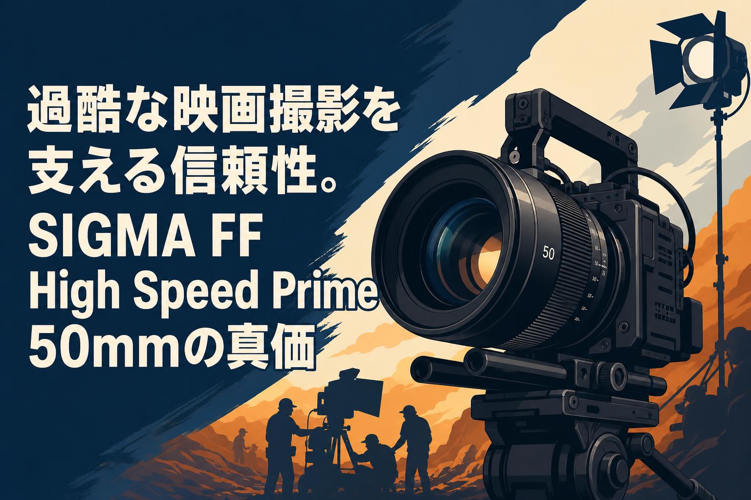 過酷な映画撮影を支える信頼性。SIGMA FF High Speed Prime 50mmの真価