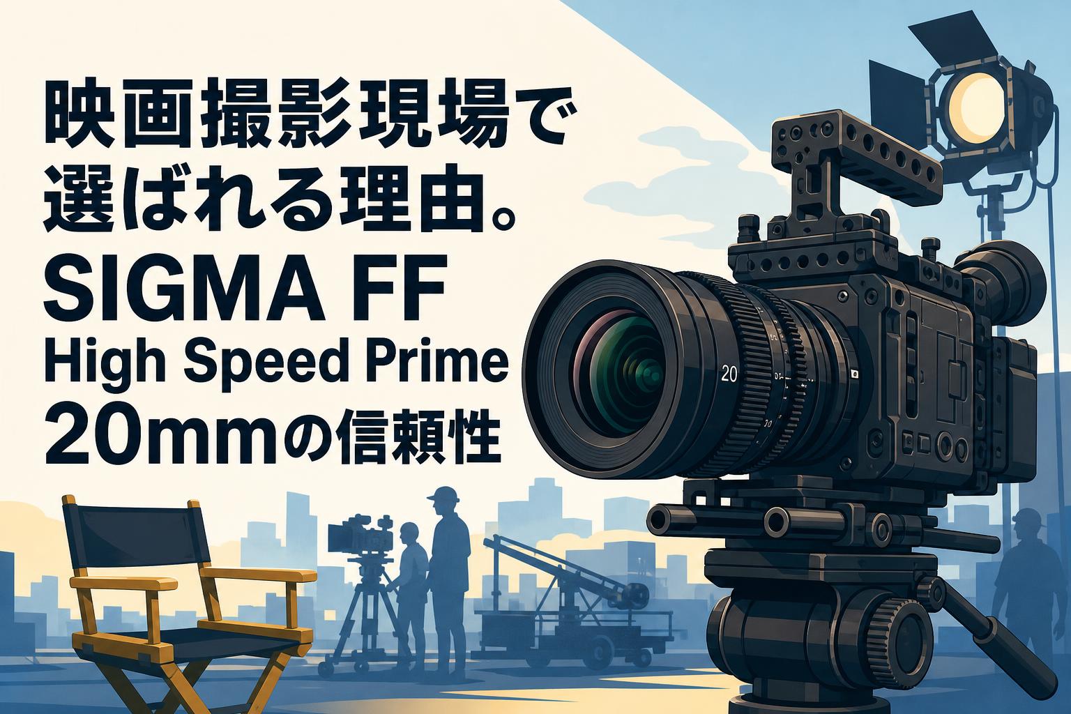 映画撮影現場で選ばれる理由。SIGMA FF High Speed Prime 20mmの信頼性