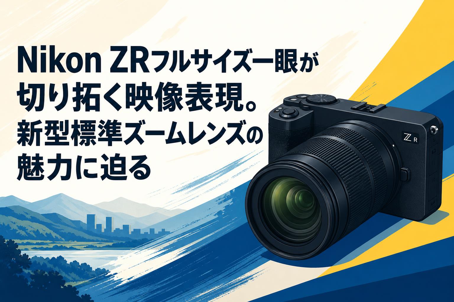 Nikon ZRフルサイズ一眼が切り拓く映像表現。新型標準ズームレンズの魅力に迫る