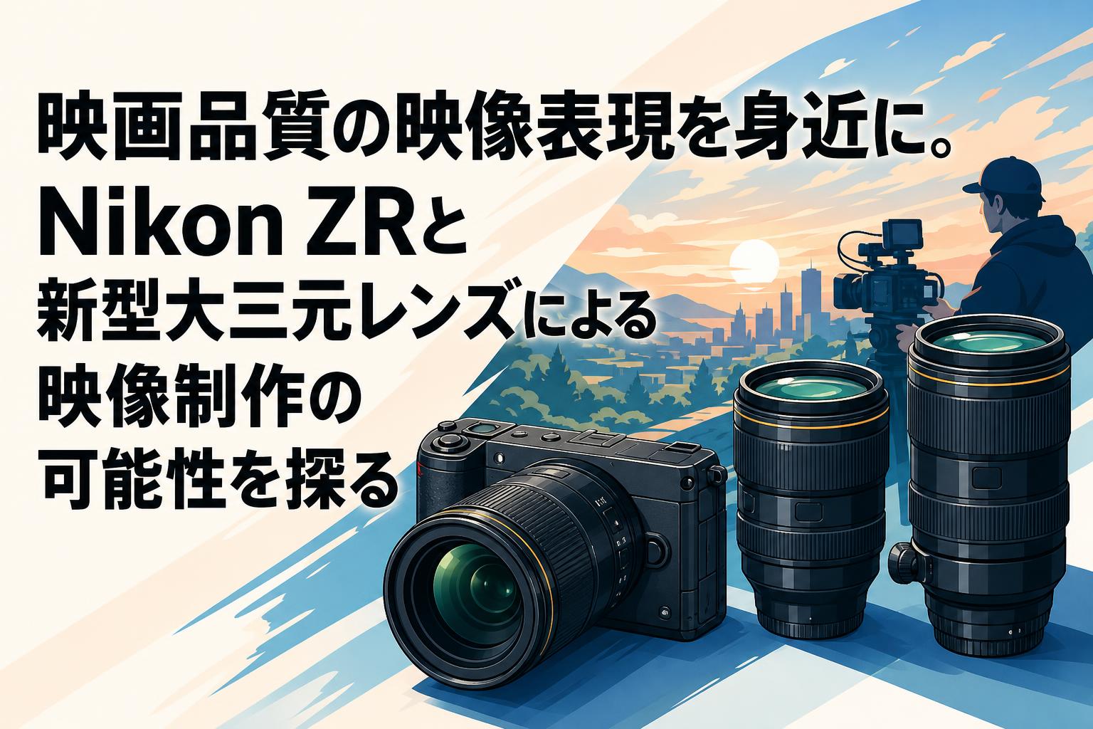 映画品質の映像表現を身近に。Nikon ZRと新型大三元レンズによる映像制作の可能性を探る