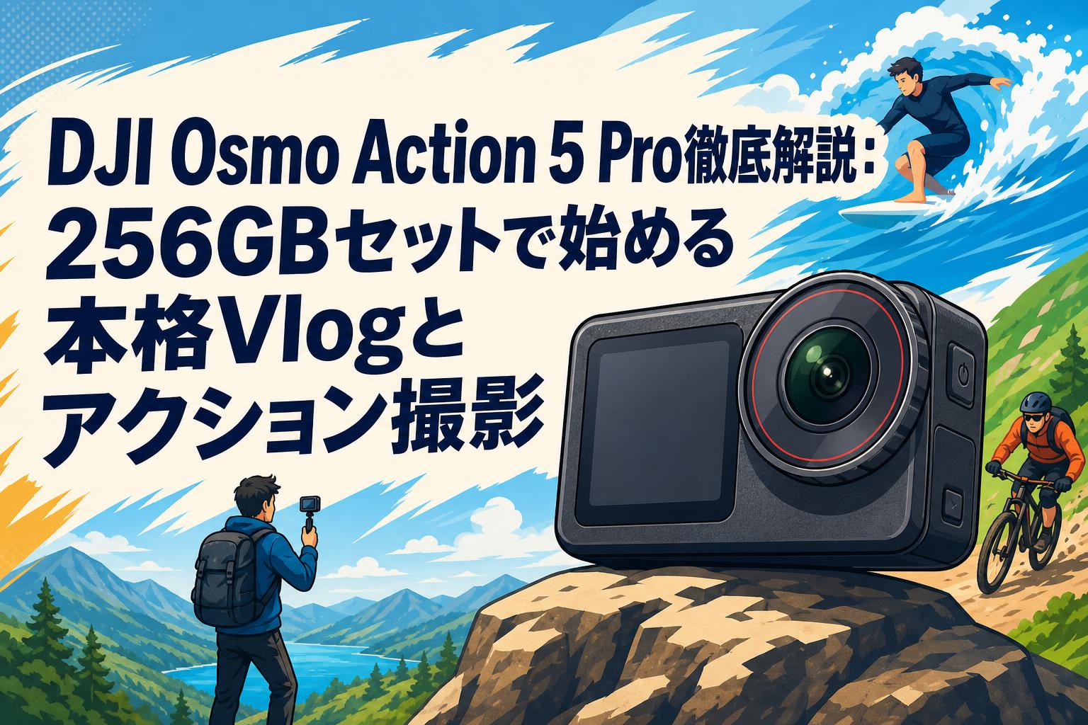 DJI Osmo Action 5 Pro徹底解説：256GBセットで始める本格Vlogとアクション撮影