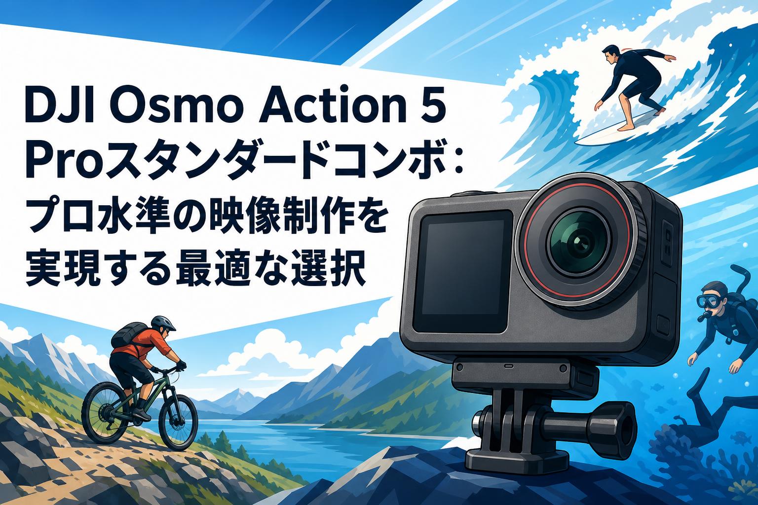 DJI Osmo Action 5 Proスタンダードコンボ：プロ水準の映像制作を実現する最適な選択