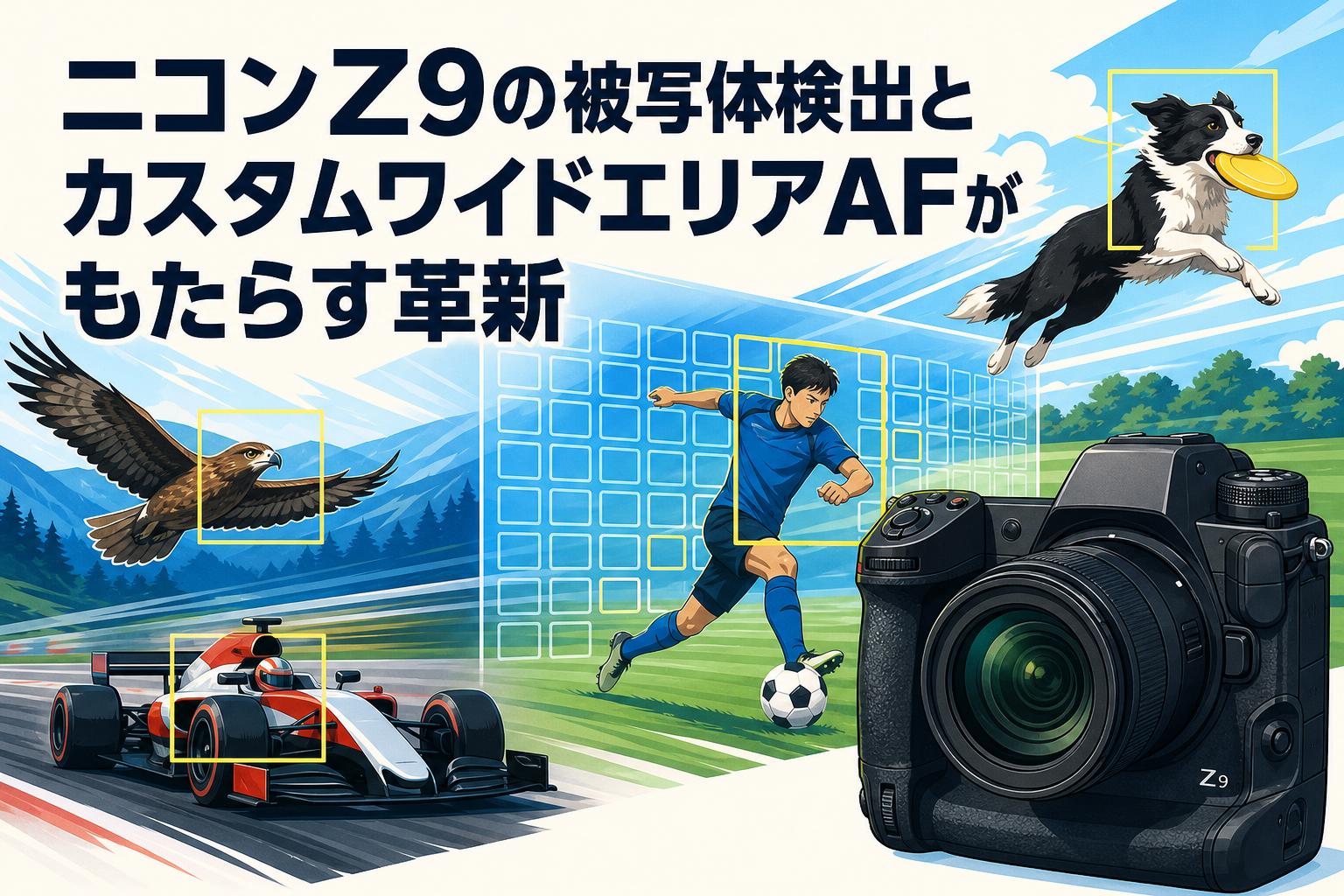 ニコンZ9の被写体検出とカスタムワイドエリアAFがもたらす革新