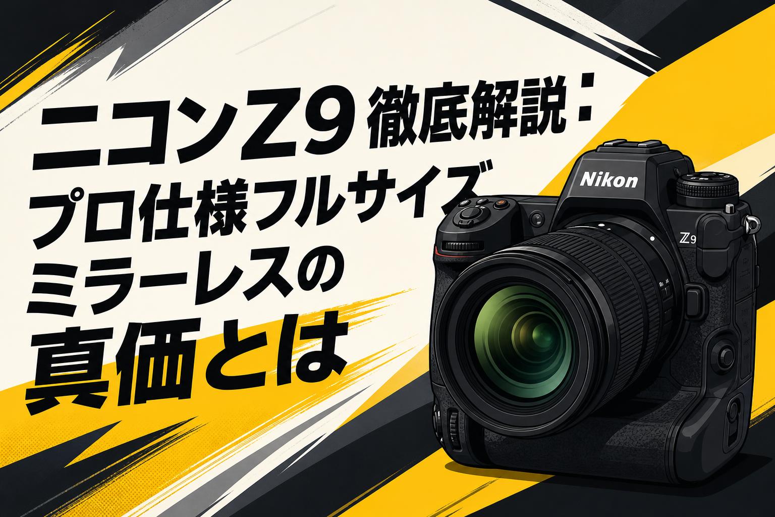 ニコンZ9徹底解説：プロ仕様フルサイズミラーレスの真価とは