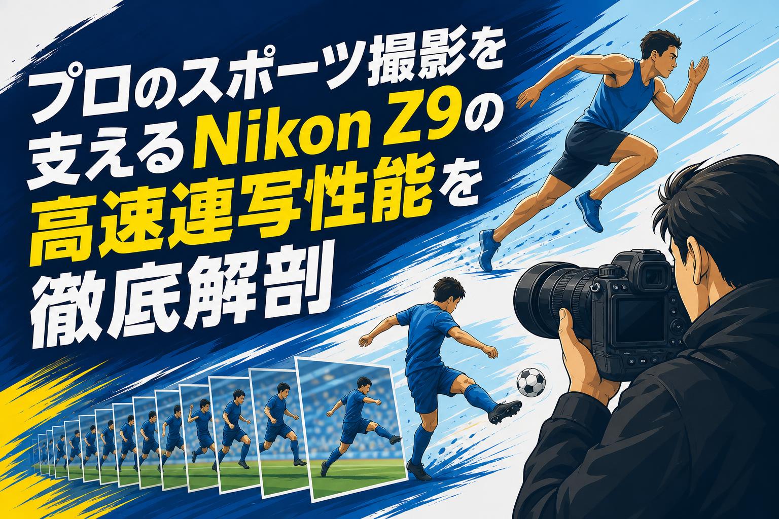 プロのスポーツ撮影を支えるNikon Z9の高速連写性能を徹底解剖