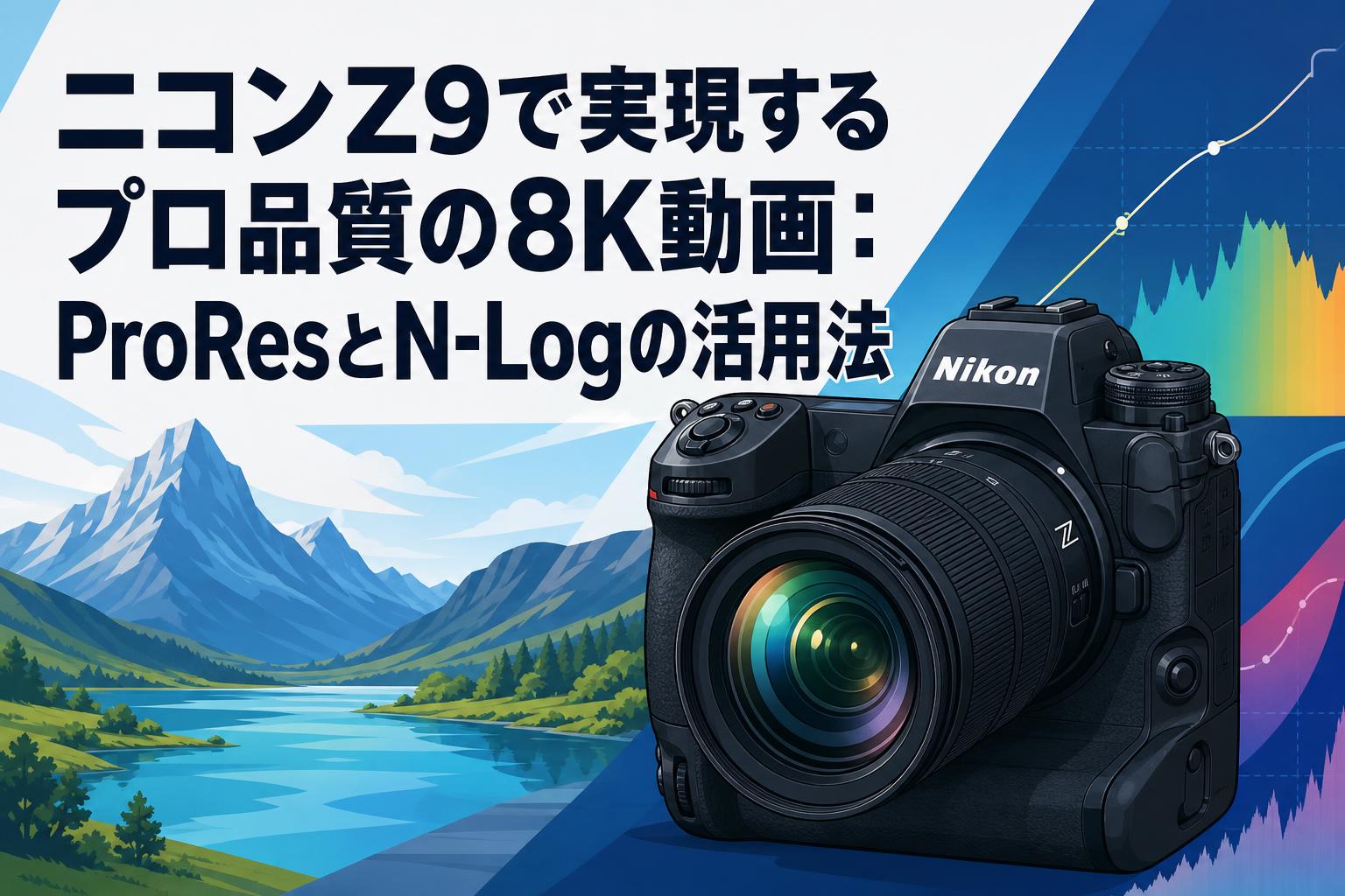 ニコンZ9で実現するプロ品質の8K動画：ProResとN-Logの活用法