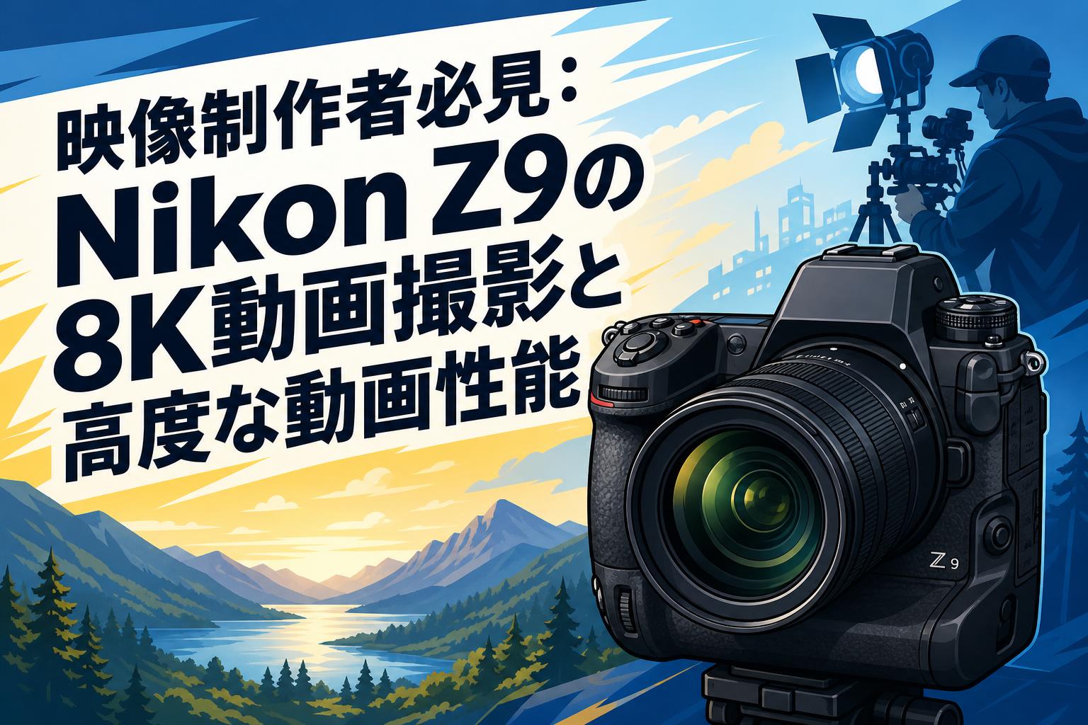 映像制作者必見：Nikon Z9の8K動画撮影と高度な動画性能
