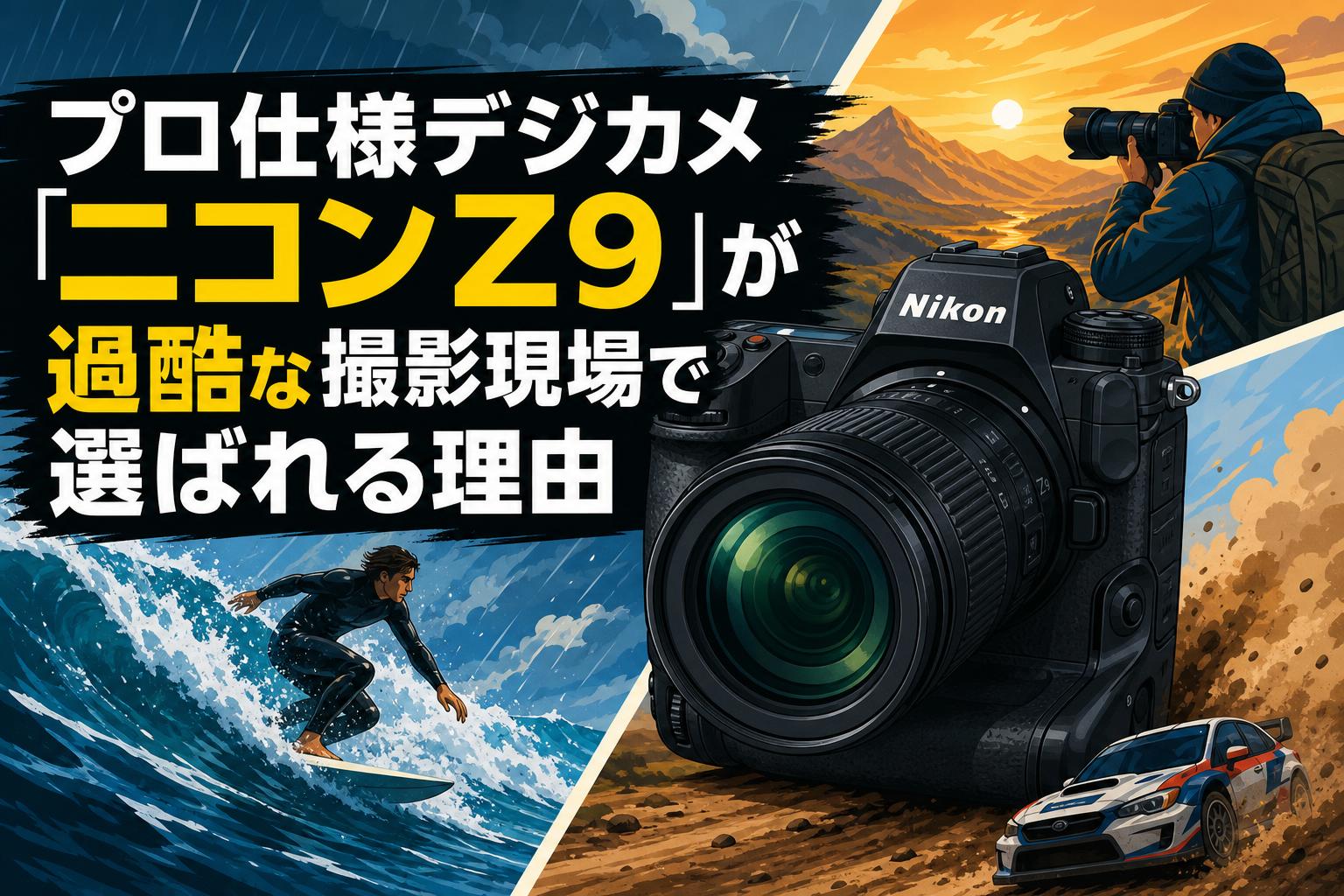 プロ仕様デジカメ「ニコンZ9」が過酷な撮影現場で選ばれる理由