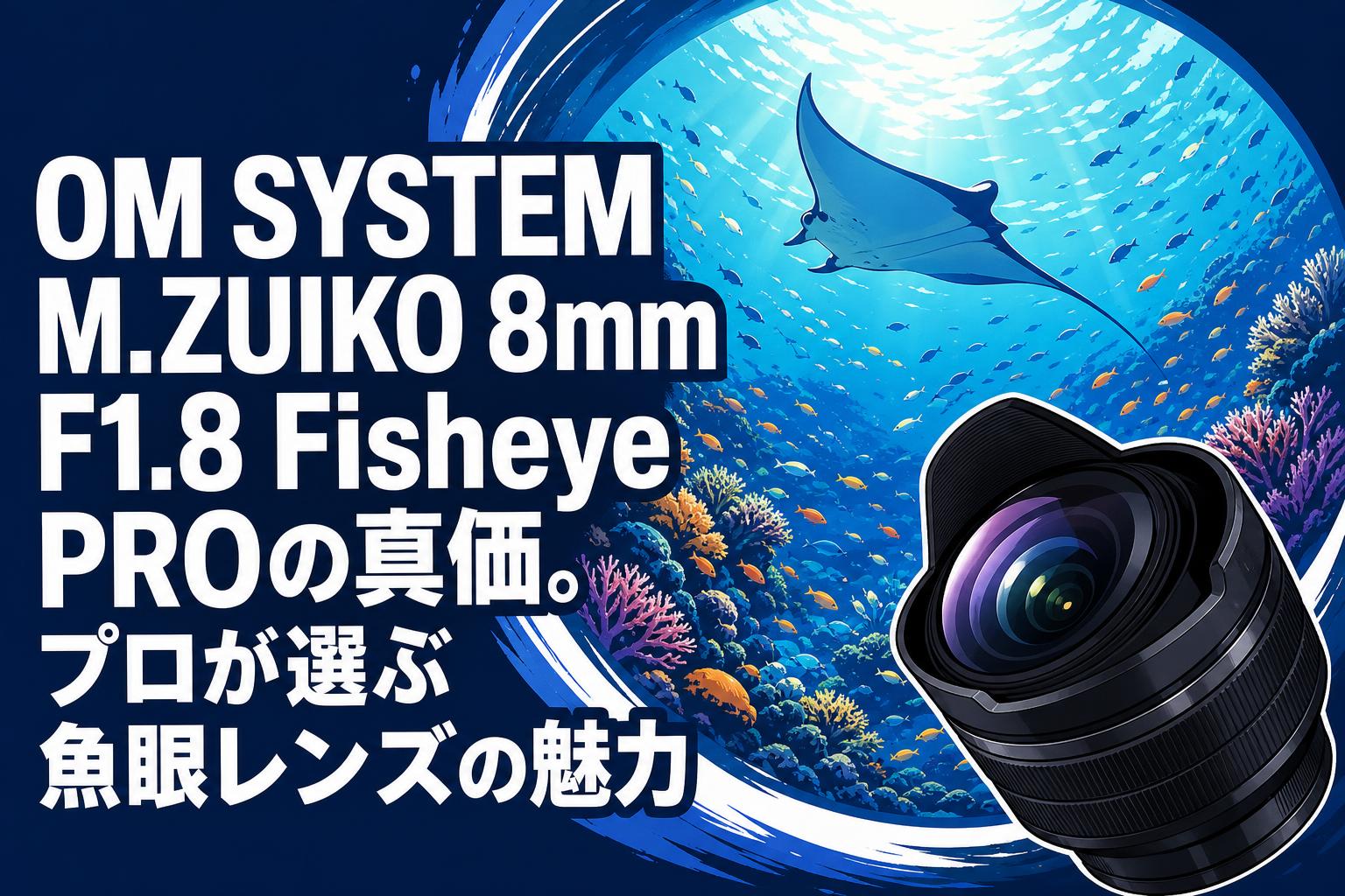 OM SYSTEM M.ZUIKO 8mm F1.8 Fisheye PROの真価。プロが選ぶ魚眼レンズの魅力