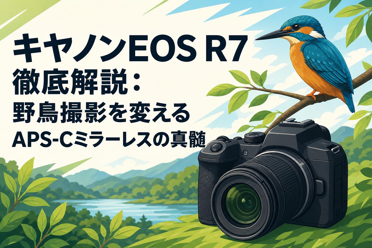 キヤノンEOS R7徹底解説：野鳥撮影を変えるAPS-Cミラーレスの真髄