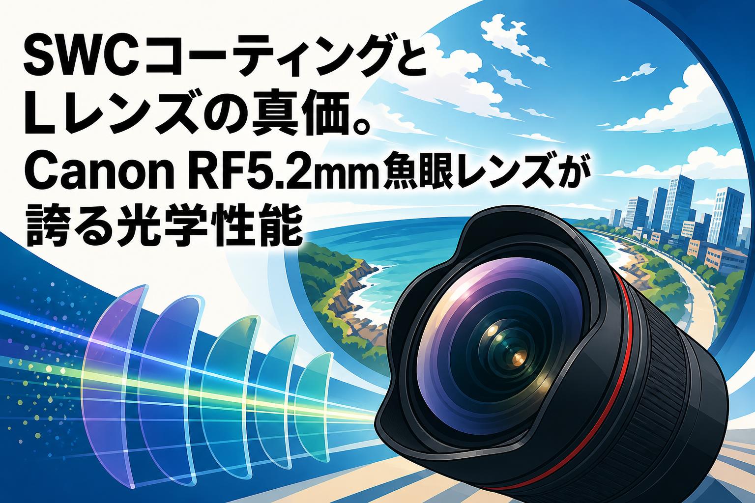 SWCコーティングとLレンズの真価。Canon RF5.2mm魚眼レンズが誇る光学性能