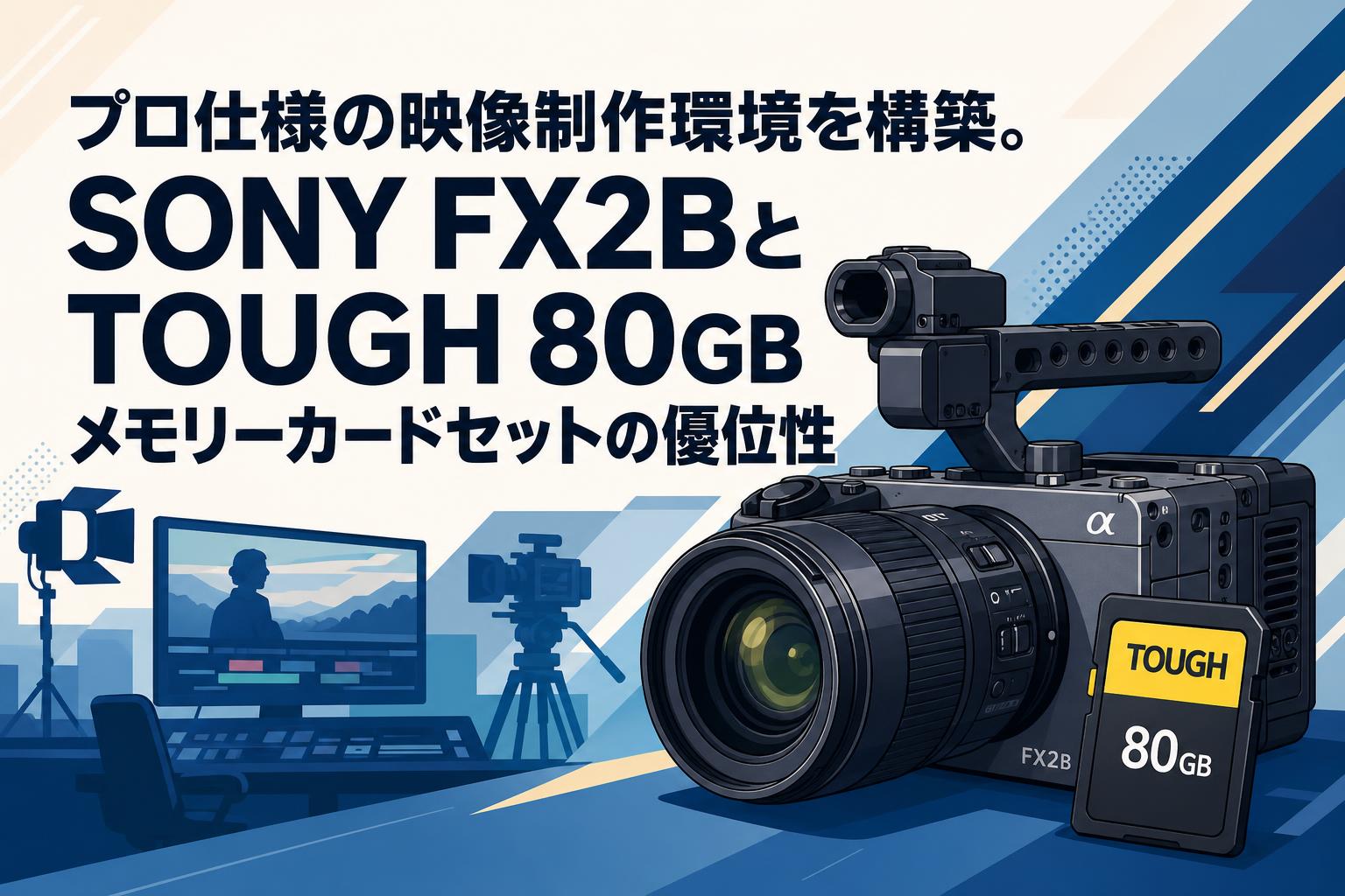 プロ仕様の映像制作環境を構築。SONY FX2BとTOUGH 80GBメモリーカードセットの優位性