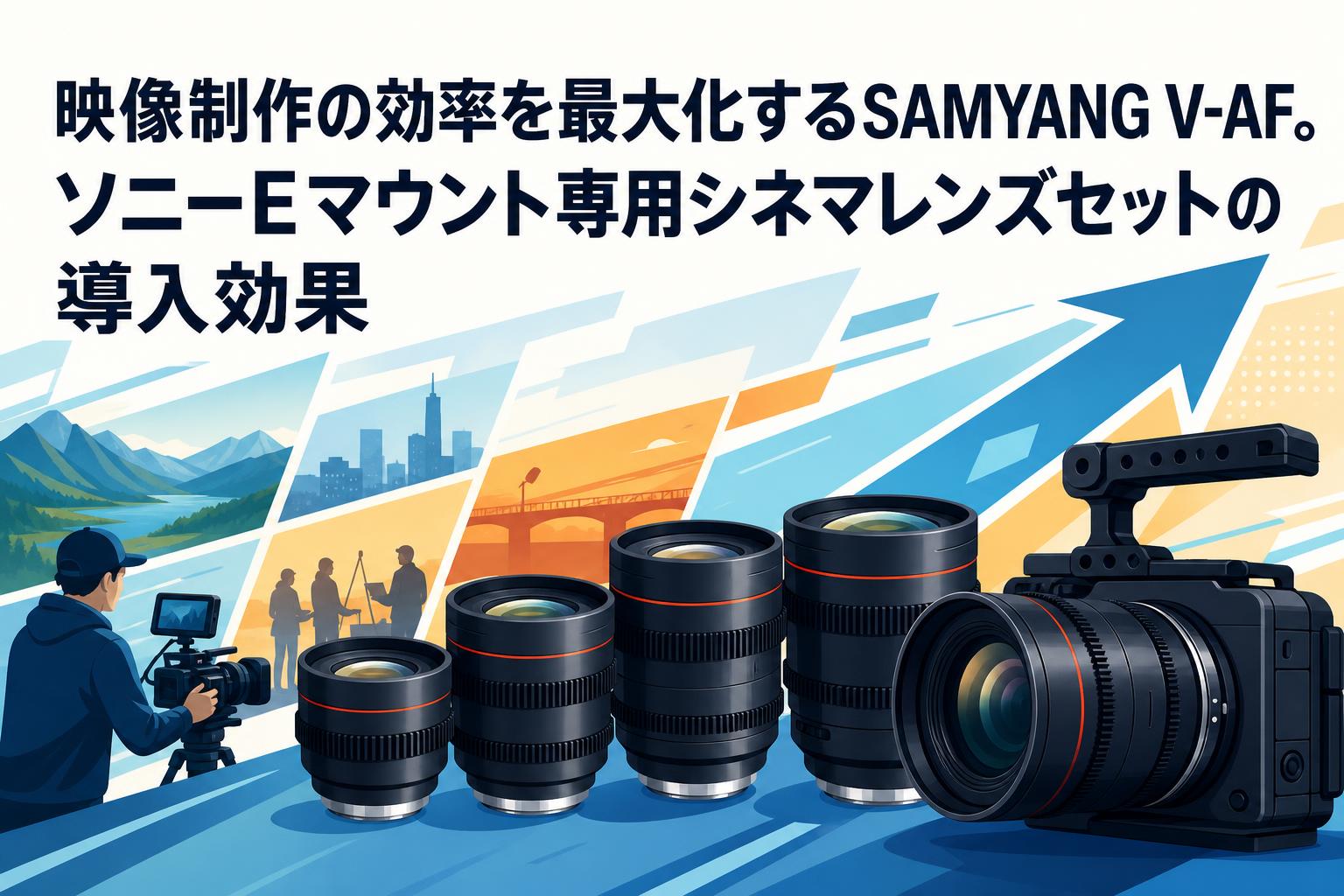映像制作の効率を最大化するSAMYANG V-AF。ソニーEマウント専用シネマレンズセットの導入効果