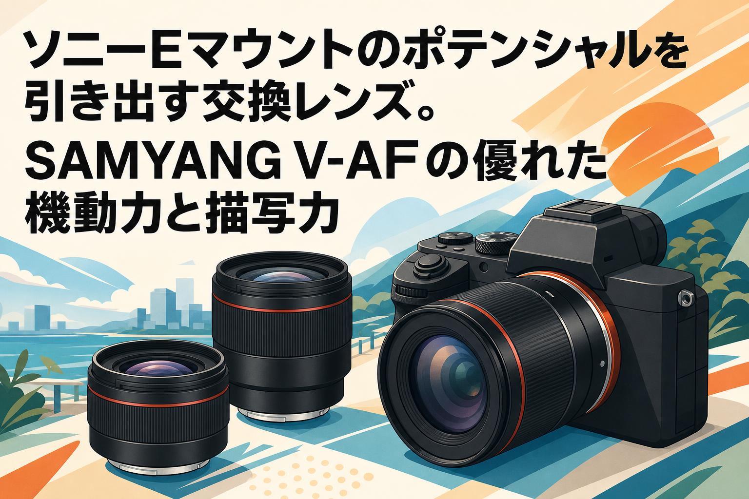 ソニーEマウントのポテンシャルを引き出す交換レンズ。SAMYANG V-AFの優れた機動力と描写力