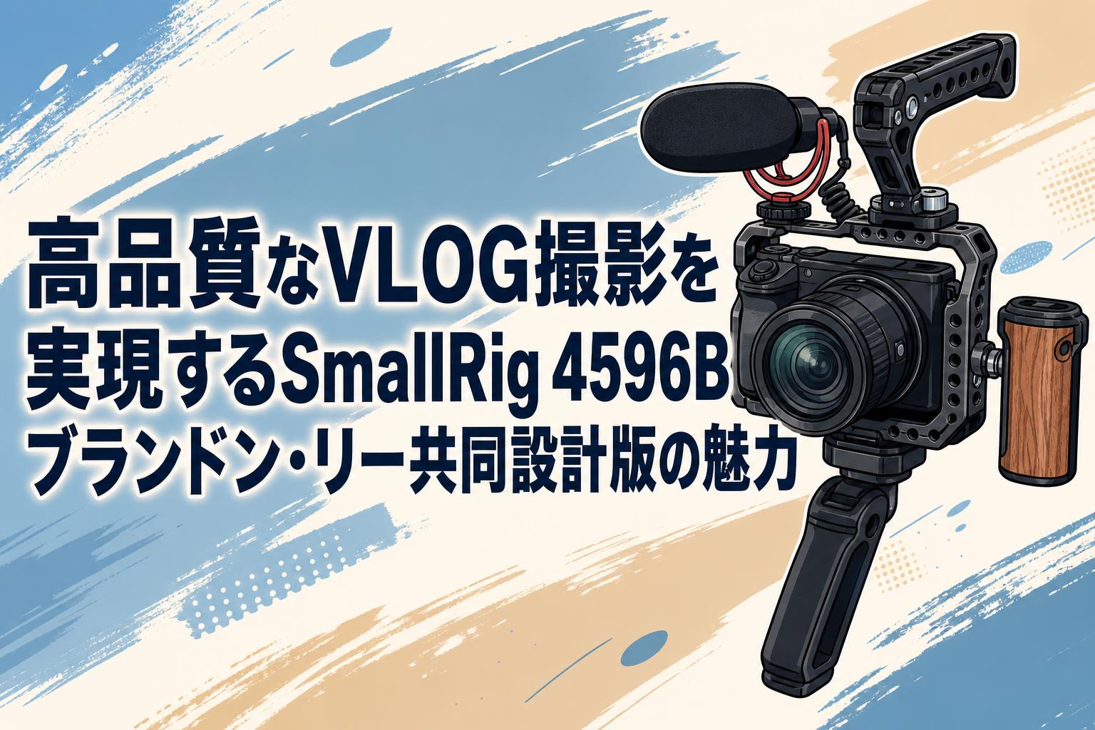 高品質なVLOG撮影を実現するSmallRig 4596Bブランドン・リー共同設計版の魅力
