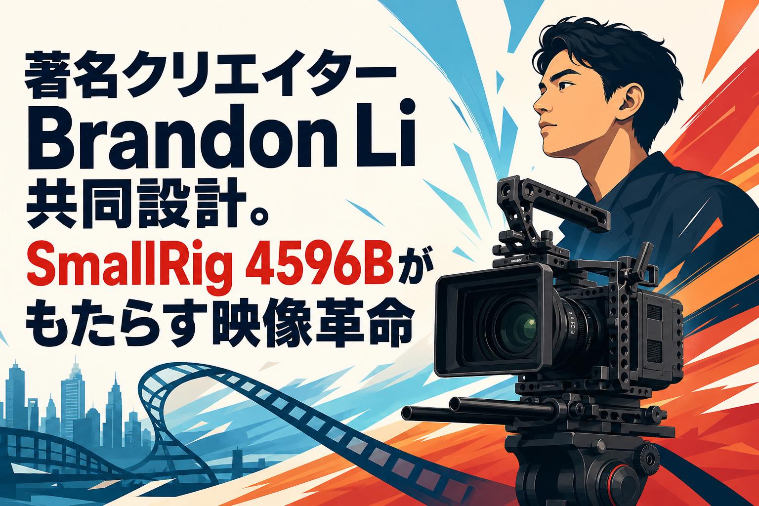 著名クリエイターBrandon Li共同設計。SmallRig 4596Bがもたらす映像革命