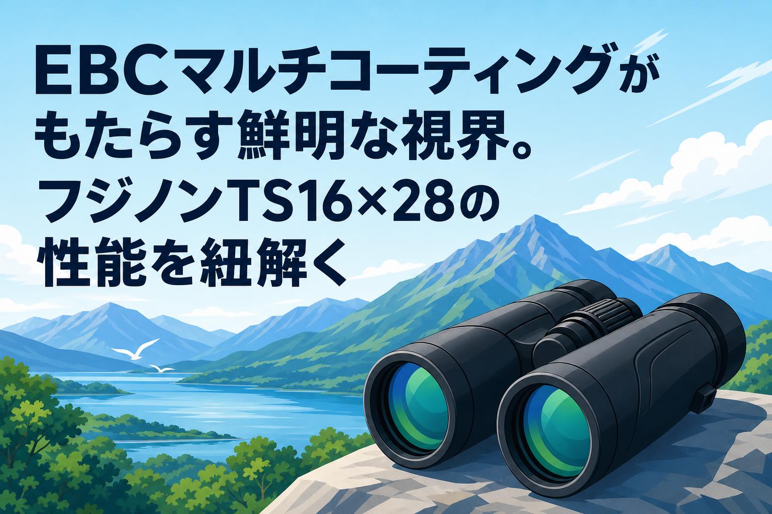 EBCマルチコーティングがもたらす鮮明な視界。フジノンTS16×28の性能を紐解く