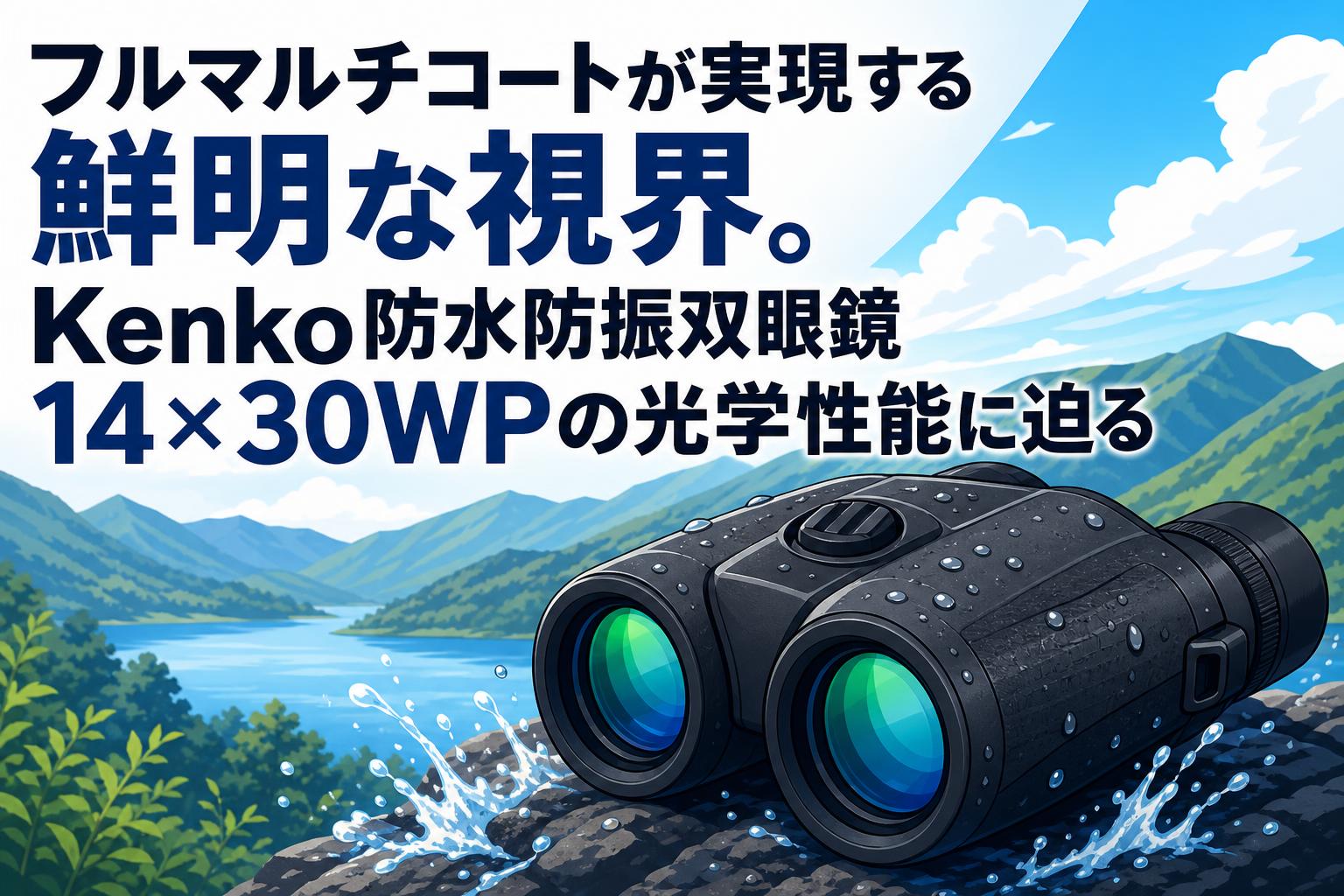 フルマルチコートが実現する鮮明な視界。Kenko防水防振双眼鏡14×30WPの光学性能に迫る
