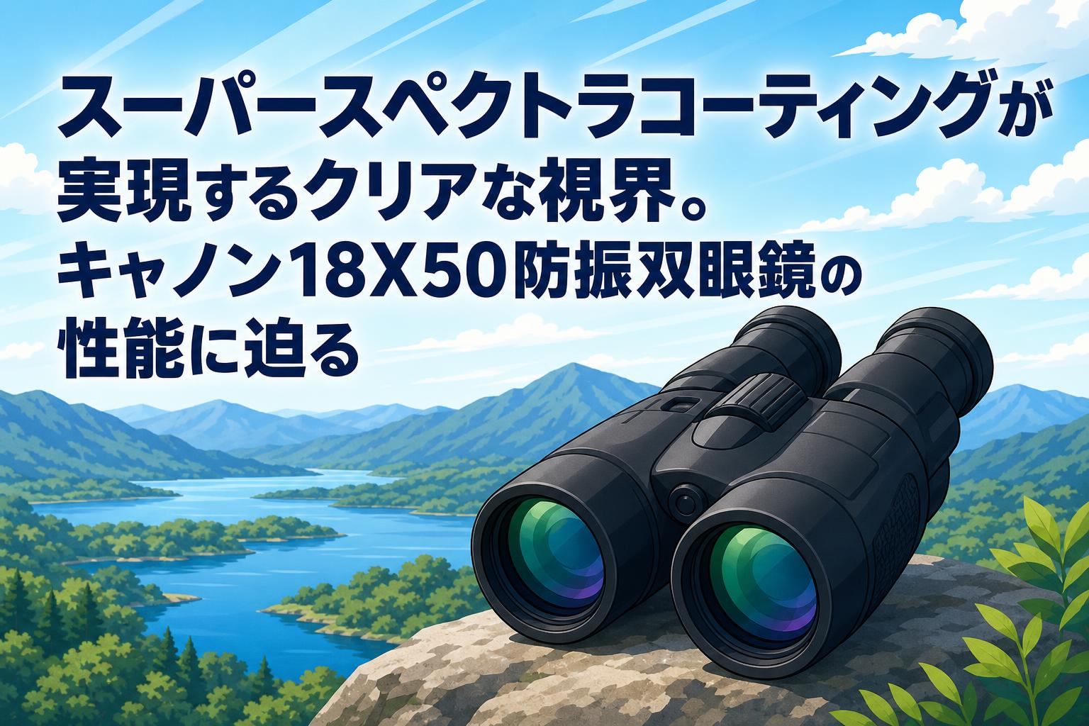 スーパースペクトラコーティングが実現するクリアな視界。キャノン18X50防振双眼鏡の性能に迫る