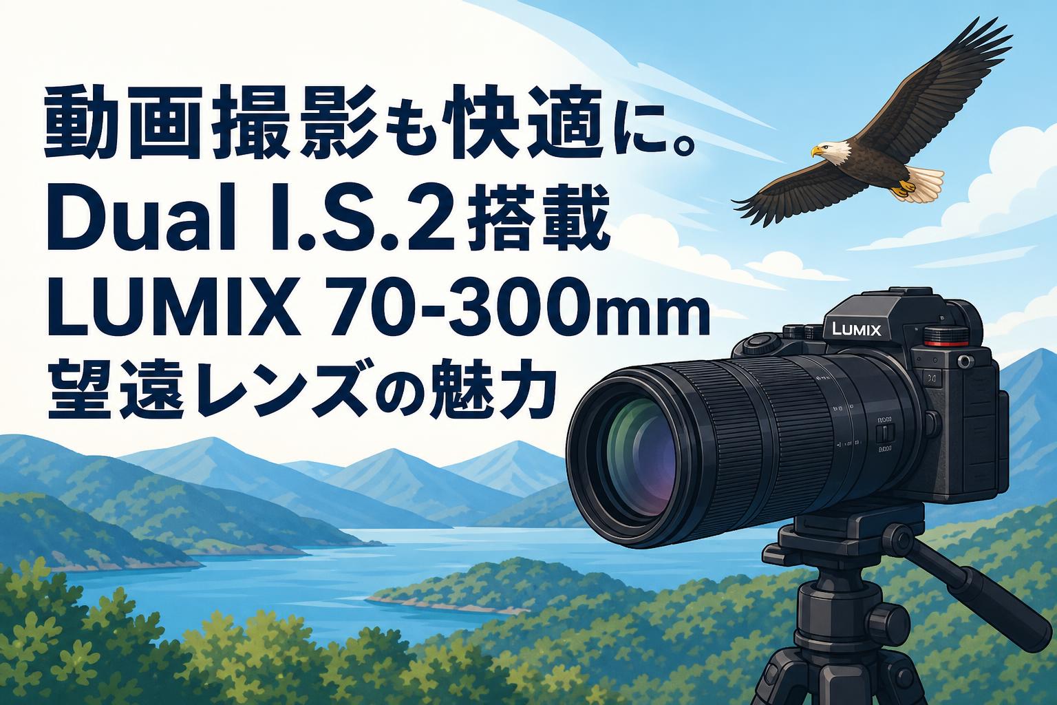 動画撮影も快適に。Dual I.S.2搭載LUMIX 70-300mm望遠レンズの魅力
