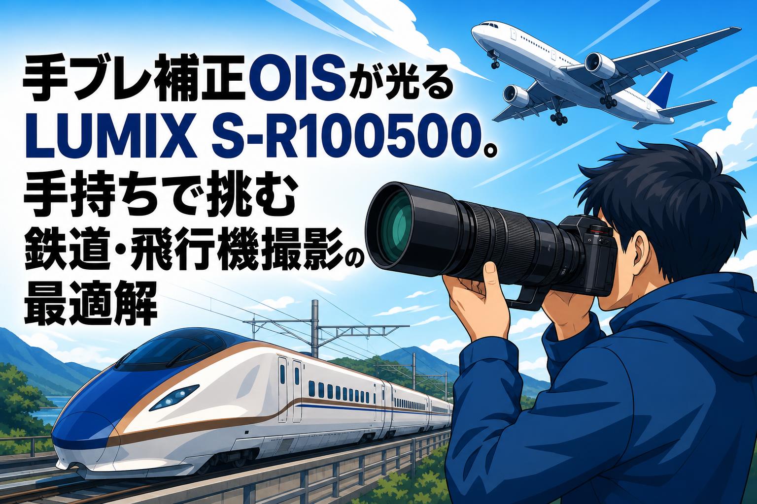 手ブレ補正OISが光るLUMIX S-R100500。手持ちで挑む鉄道・飛行機撮影の最適解