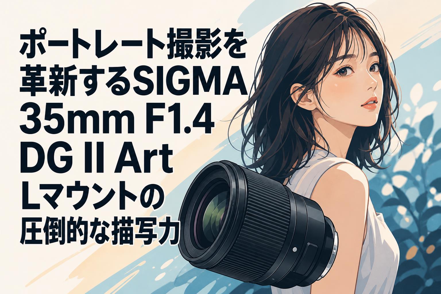 ポートレート撮影を革新するSIGMA 35mm F1.4 DG II Art Lマウントの圧倒的な描写力
