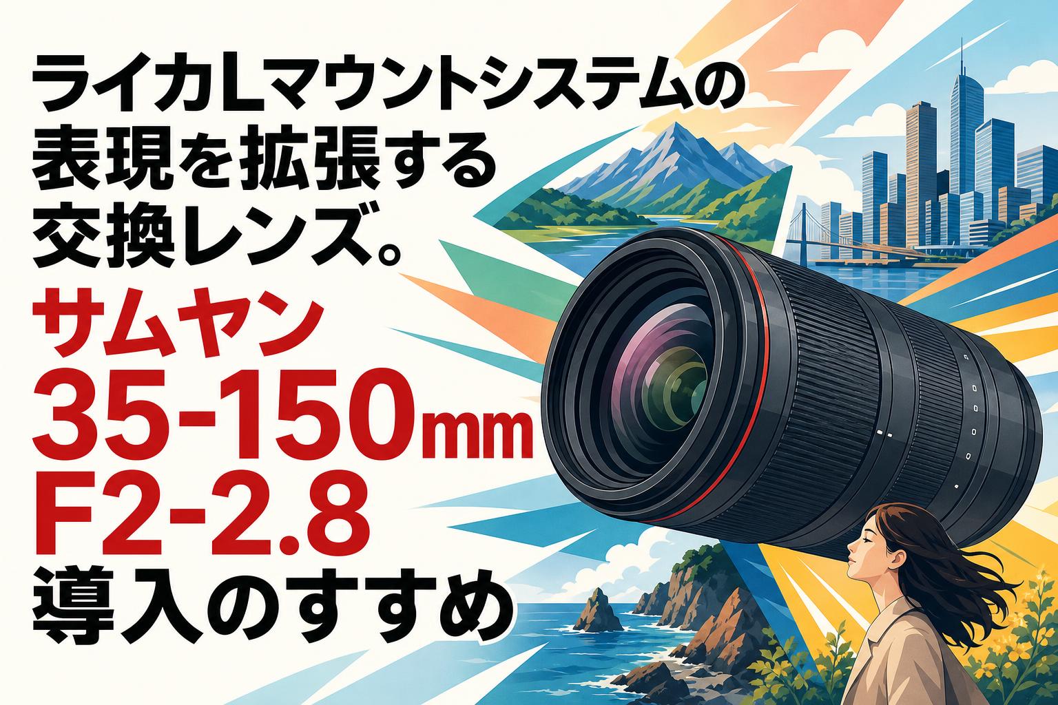 ライカLマウントシステムの表現を拡張する交換レンズ。サムヤン 35-150mm F2-2.8導入のすすめ