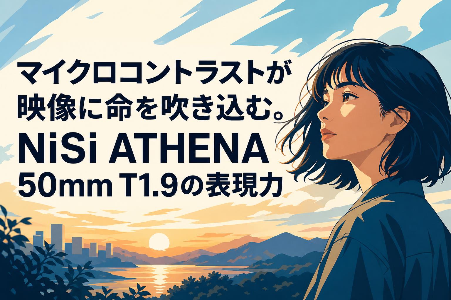 マイクロコントラストが映像に命を吹き込む。NiSi ATHENA 50mm T1.9の表現力