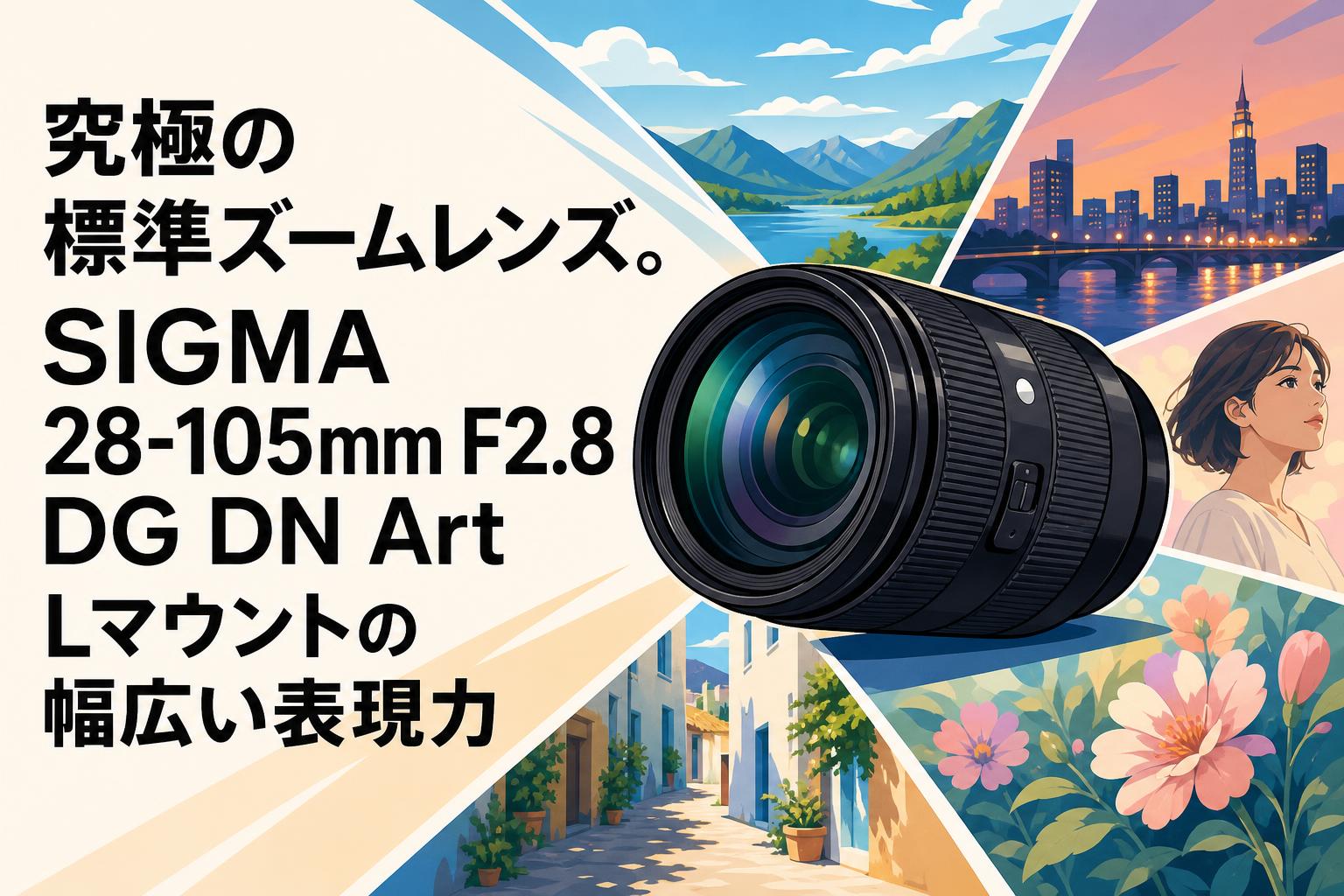究極の標準ズームレンズ。SIGMA 28-105mm F2.8 DG DN Art Lマウントの幅広い表現力