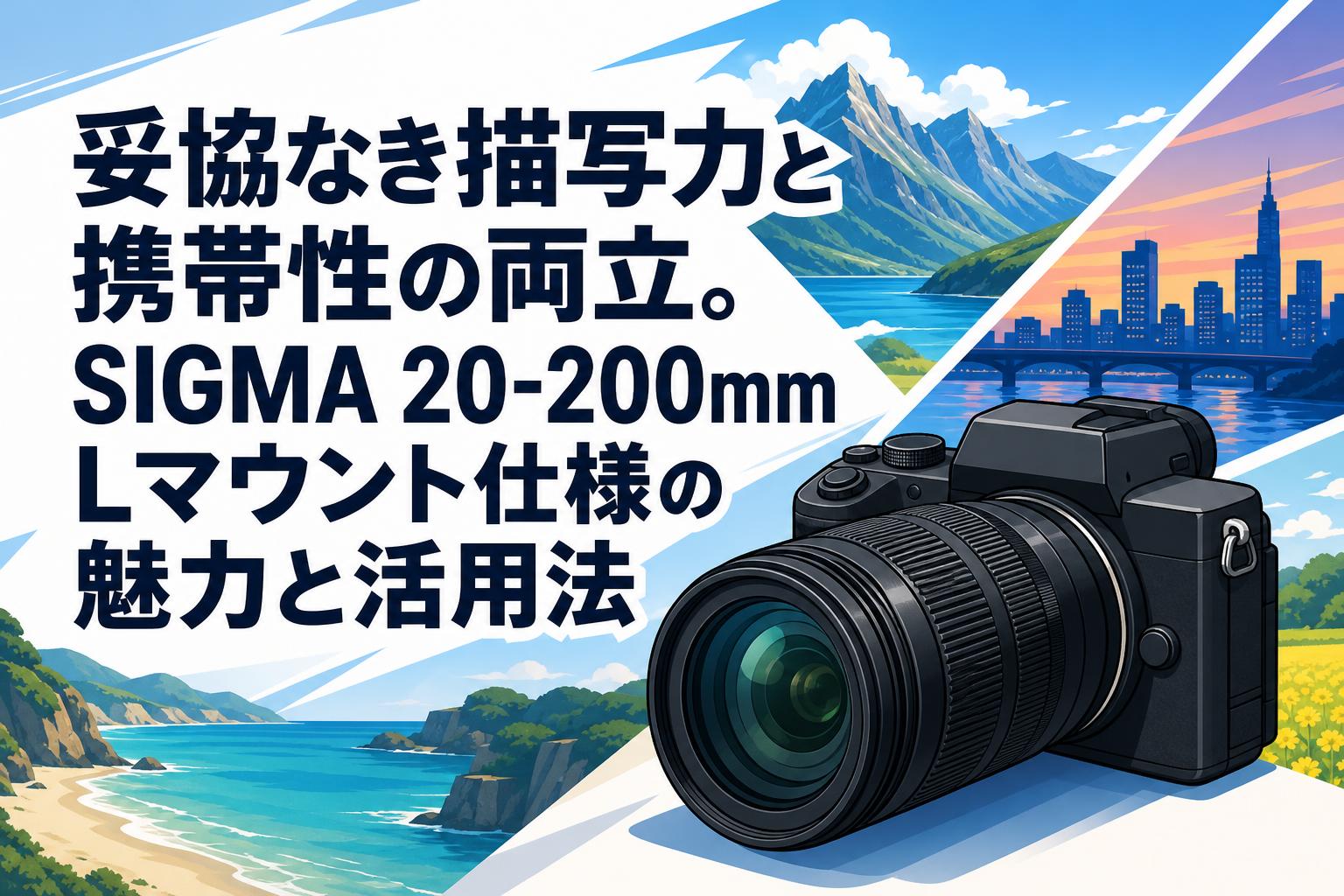 妥協なき描写力と携帯性の両立。SIGMA 20-200mm Lマウント仕様の魅力と活用法