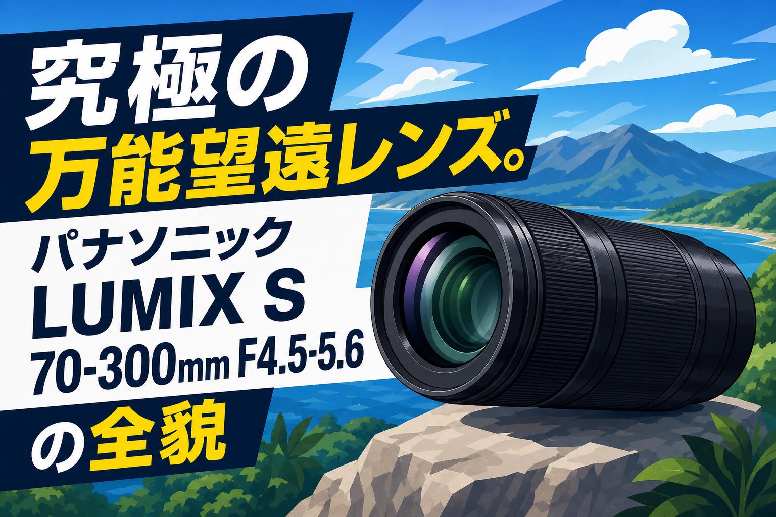 究極の万能望遠レンズ。パナソニック LUMIX S 70-300mm F4.5-5.6の全貌